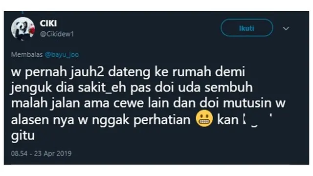 Curhatan Netizen Saat Jadi Bucin
