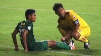 Gelandang serang Persebaya Surabaya, Fandi Eko Utomo, sudah pulih dari cedera engkel yang menderanya saat meladeni Sriwijaya FC. (Bola.com/Aditya Wany)