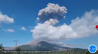 Gunung Lewotobi Laki-Laki Erupsi Lagi, Kolom Abu Menyeruak 4.000 Meter
