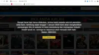 Laman streaming film IndoXXI akhirnya berpamitan dan menghentikan layanannya per 1 Januari 2020 (Liputan6.com/ Agustin Setyo W)