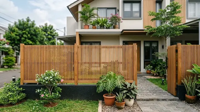 Model Pagar Pembatas Halaman yang Cocok untuk Rumah di Gang Sempit