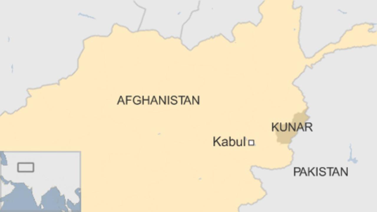 Lokasi serangan udara AS terhadap pemimpin Al Qaeda. (BBC)