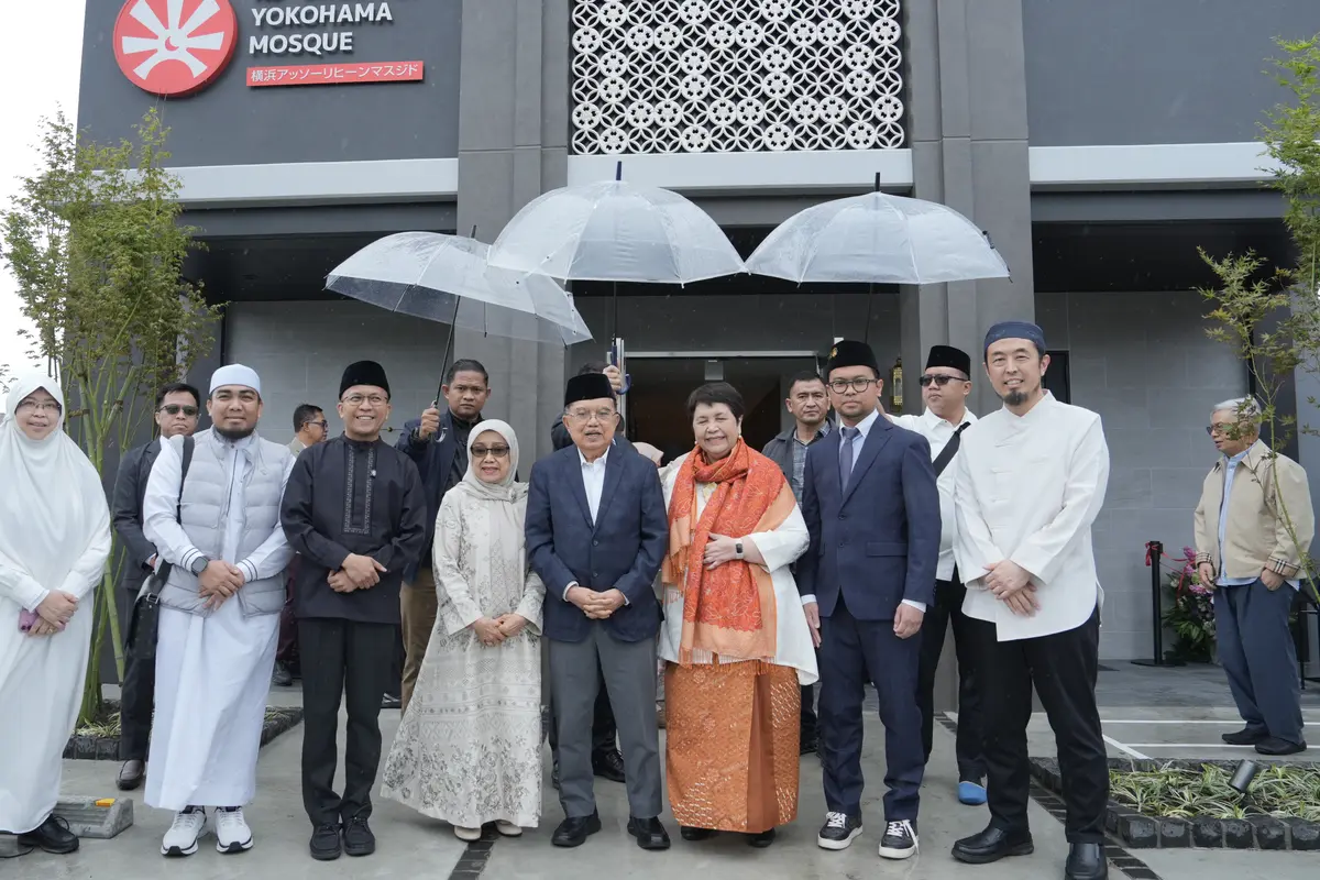 Masjid As-Sholihin di Yokohama diresmikan pada Jumat (10/4/2026) oleh Wakil Presiden ke-10 dan ke-12 RI Jusuf Kalla. (Istimewa)