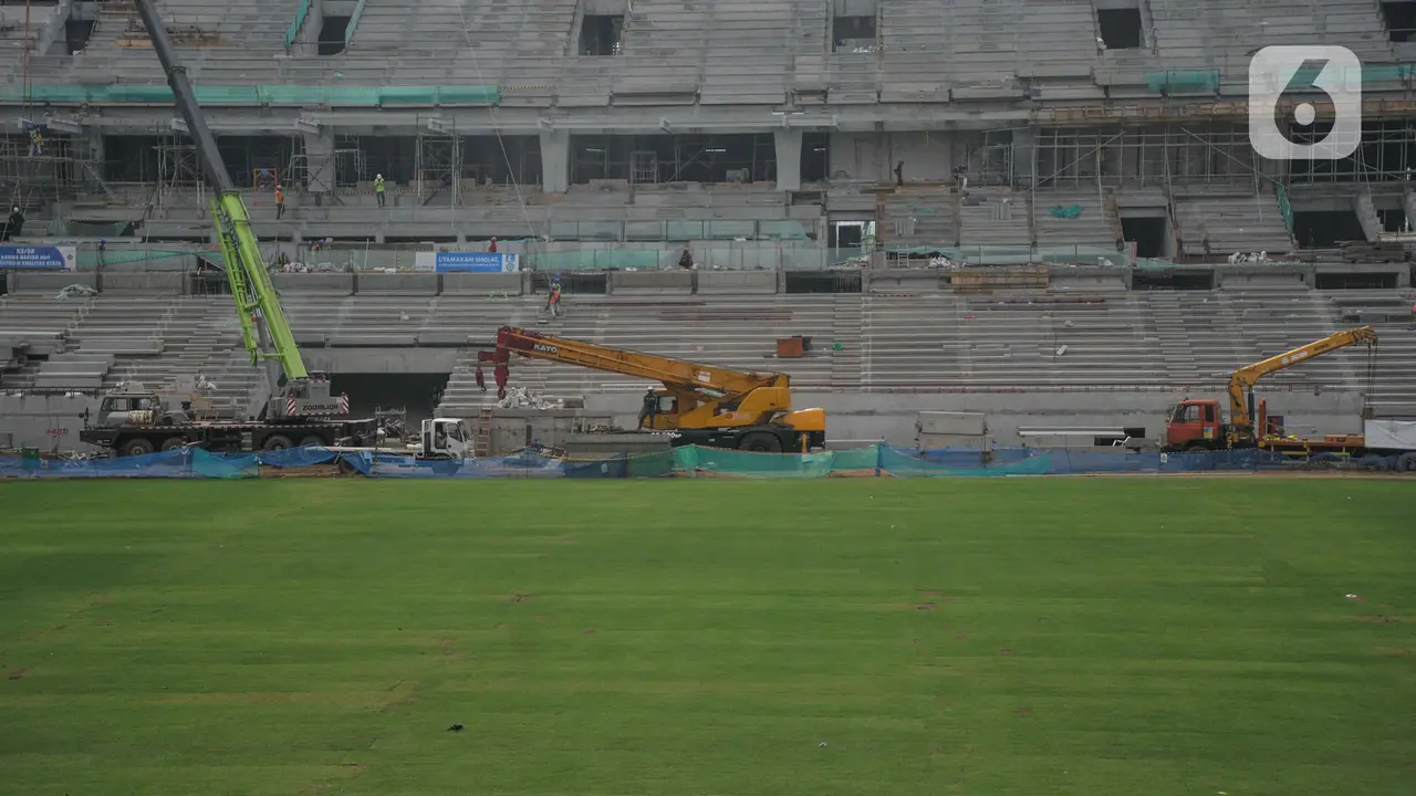 Rumput Hybrid di Jakarta International Stadium