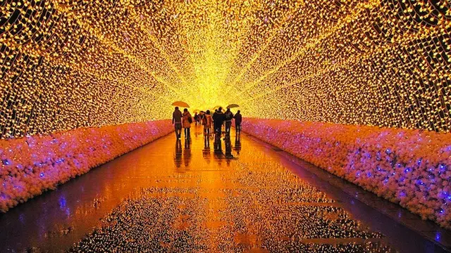 Festival Cahaya di Jepang yang Manjakan Mata
