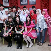 Idol Group JKT48 gelar charity di bulan Ramadan. (Adrian Putra/Bintang.com)
