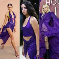 Publik Figure Dunia Sudah Mengenakan Pakaian Warna Pantone yang Akan Tren di 2022