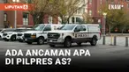 Pagar keamanan besar terlihat dipasang di Washington D.C. pada Minggu (3/11), sebagai langkah antisipasi menjelang Pemilu Presiden AS pada 5 November.