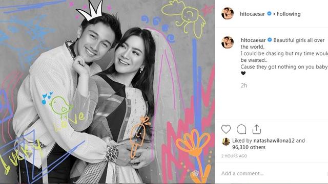 Immanuel Caesar Hito dan Felicya Angelista (Foto: Instagram/@hitocaesar)