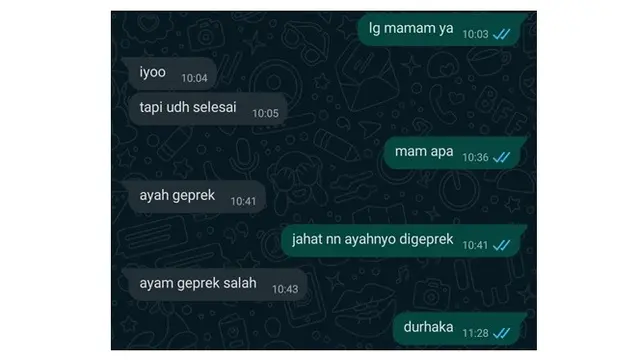 6 Tulisan Typo Ketik Kata 'Ayam' Ini Kocak, Bikin Mikir Dua Kali