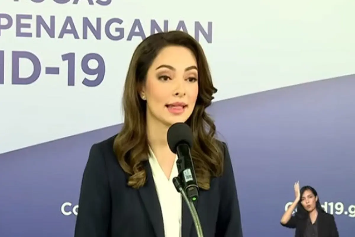Dokter Reisa Broto Asmoro dalam konferensi persnya sebagai bagian dari Gugus Tugas Penanganan COVID-19 di Indonesia pada Senin (8/6/2020) (Tangkapan Layar siaran BNPB)