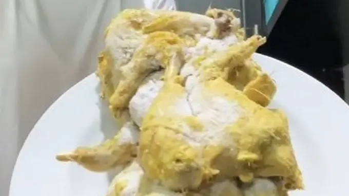 Ayam Beku (Sumber: TikTok/@devinasalim13)