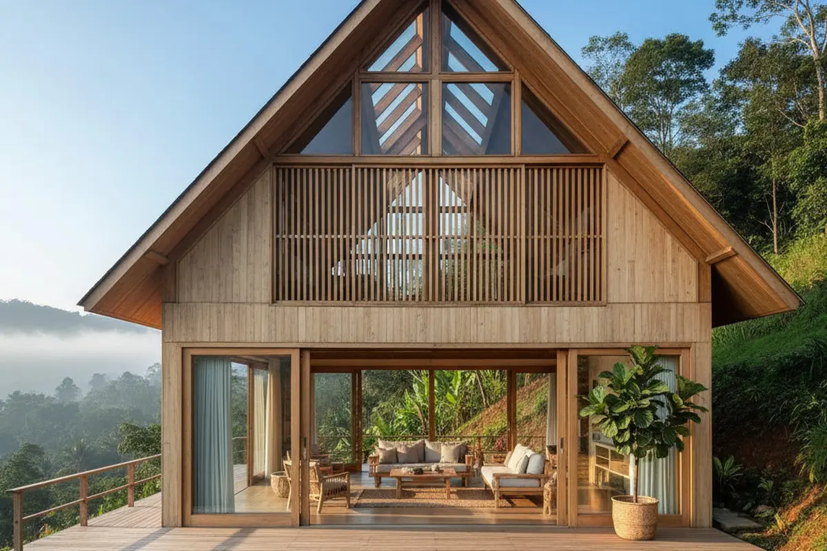 7 Model Rumah Tropis di Area Perbukitan dengan Ventilasi Alami yang Bikin Adem Sepanjang Hari, Nyaman dan Hemat Energi