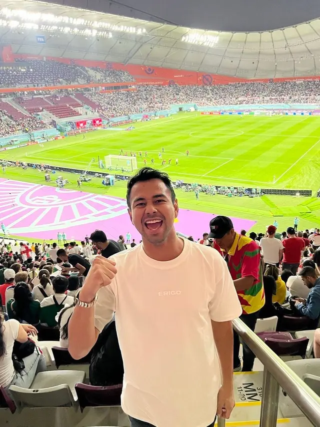 9 Momen Raffi Ahmad Ajak Keluarga Nonton Piala Dunia 2022 di Qatar, Seru Banget