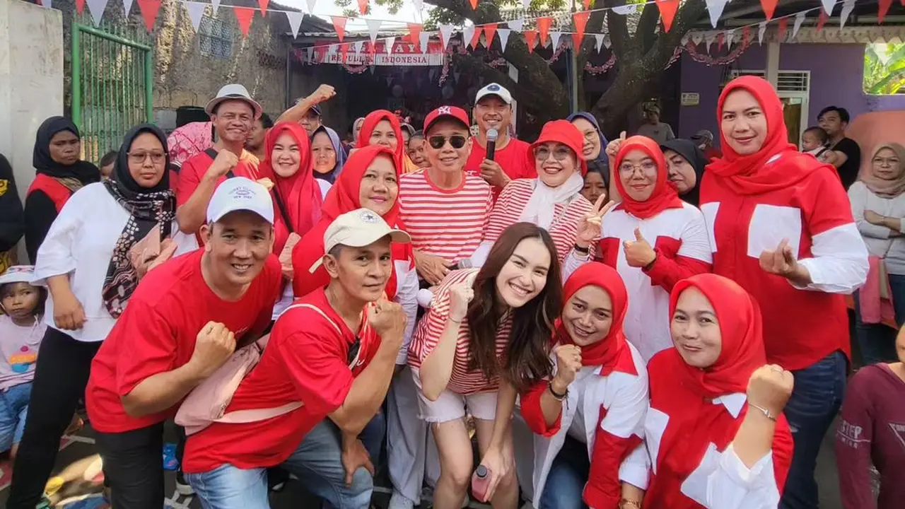 Serunya Ayu Ting Ting dan Keluarga Mengikuti Lomba 17an Dalam Rangka Memperingati HUT RI ke-78