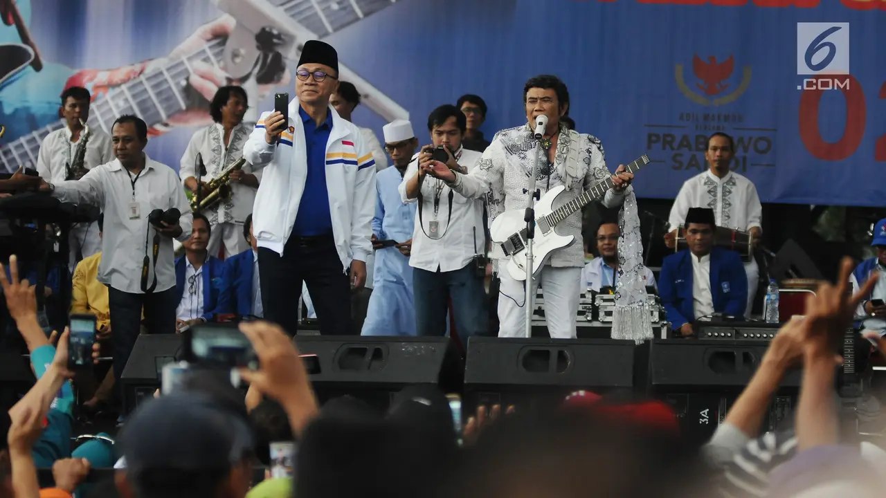 Rhoma Irama Meriahkan Kampanye Akbar PAN