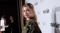 Untuk pertama kalinya, Hailey Baldwin mengungkapkan kejelasan hubungannya dengan pelantun lagu 'Love Yourself', yakni Justin Bieber. (AFP/Bintang.com)
