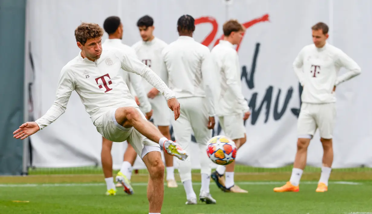 Dengan kedudukan ini, maka baik Madrid dan Bayern Munchen mesti saling mengalahkan untuk menembus ke final. (ALEXANDRA BEIER / AFP)
