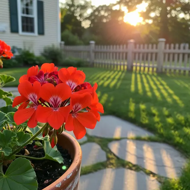 Bunga Geranium (Gemini AI)