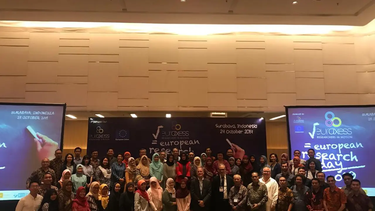 Narasumber dan Peserta European Research Day 2019 yang digelar Uni Eropa pada Selasa (29/10/2019) (Liputan6.com/Medrel Uni Eropa)