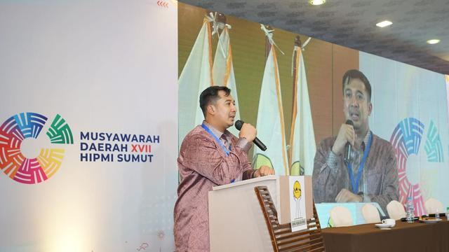 Ade Jona Prasetyo terpilih aklamasi sebagai ketua  Hipmi Sumatera Utara 2021-2024. (Istimewa)