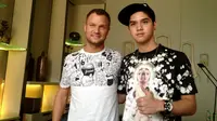 Al Ghazali dan Dash Berlin [Foto: Sapto Purnomo/Liputan6.com]