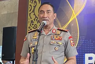 Kapolri Jenderal Suyudi Ario Seto di Jakarta, Kamis (15/10/2026). (Foto: Liputan6.com/Tisha Maulida Fazriah).