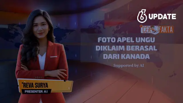 Hoaks Foto Apel Berwarna Ungu, Diklaim Berasal dari Kanada