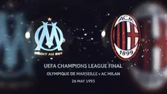 Berita video flashback final Liga Champions 1993, di mana klub Prancis, Marseille, menjadi juara Eropa setelah menaklukkan AC Milan dengan skor tipis 1-0 pada 26 Mei.