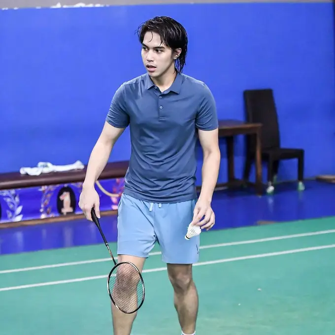 7 Momen El Rumi saat Main Bulutangkis, Bak Atlet Profesional