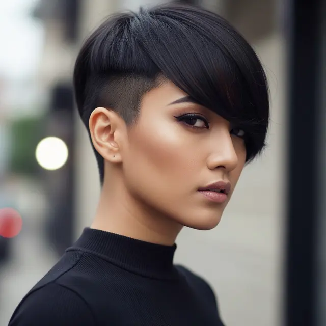 Model Rambut Wanita Pendek Berponi