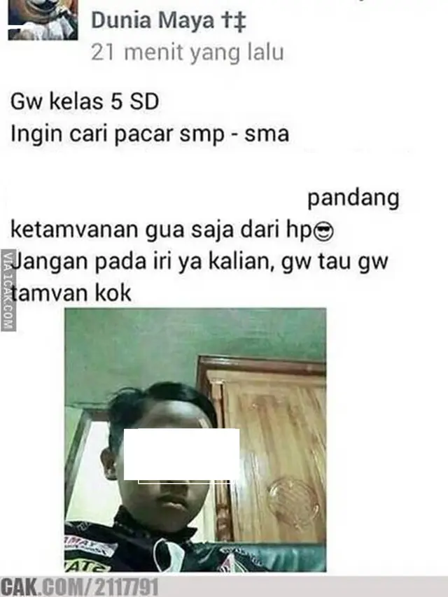 6 Status Facebook Bocah Cari Pacar Ini Bikin Geleng Kepala