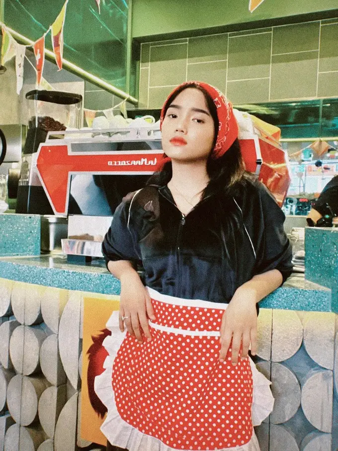 Fuji kunjungi Karen's Diner Jakarta (Foto: instagram fuji_an)