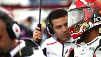 Pembalap Indonesia, Mario Suryo Aji saat mentas pada balapan Moto3 Argentina, 2 April 2023. (Honda Team Asia)
