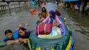 Berdasarkan informasi dari Badan Meteorologi, Klimatologi, dan Geofisika (BMKG), BPBD Jakarta telah mengeluarkan peringatan dini banjir pesisir di wilayah Jakarta hingga 20 Desember 2024. (merdeka.com/Arie Basuki)