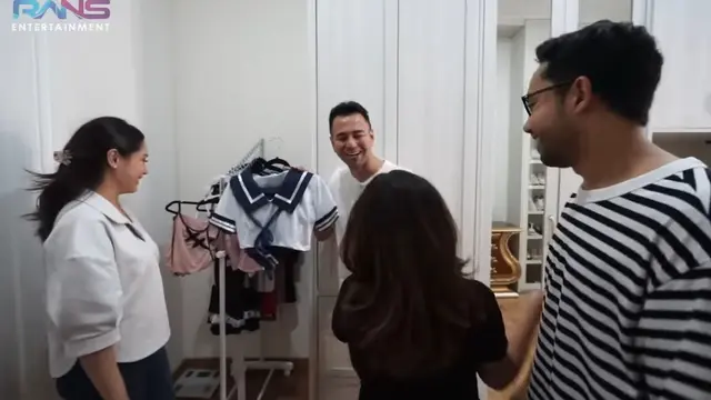 Raffi Ahmad dan Nagita Slavina ke rumah Kiky Saputri (YouTube/RANS Entertainment)