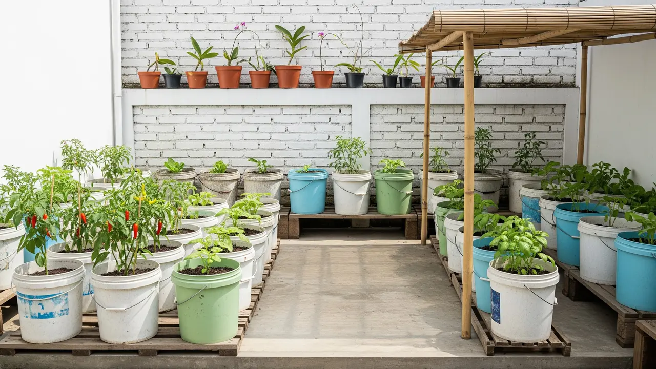 Ide Kebun Sayur Minimalis Belakang Rumah Modal Rp 300 Ribu