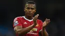 Antonio Valencia - Valencia memiliki karier cemerlang di United setelah bergabung dari Wigan Athletic pada 2009. Selama di Old Trafford pemain asal Ekuador ini mempersembahkan dua Liga Inggris, dua Piala Liga, satu Piala FA, dan satu Liga Europa. (AFP/Paul Ellis)