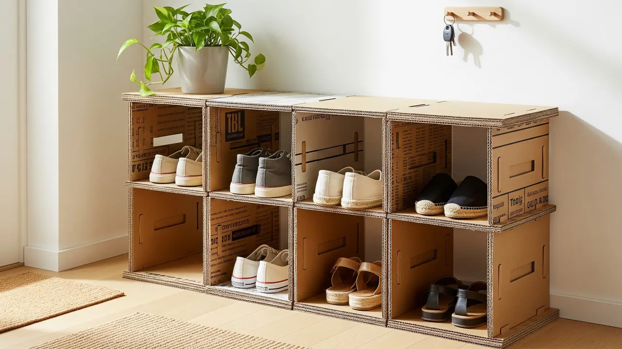 9 Cara Membuat Rak Sepatu dari Barang Bekas yang Estetik dan Kuat, Kreatif Hemat