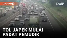 Ribuan Kendaraan Padati Ruas Tol Jakarta-Cikampek