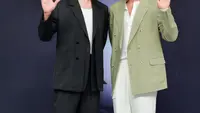 Park Sung Woong - Park Hae Jin dalam konferensi pers drakor The Killing Vote. (Foto: Prime Video).