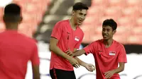 Sehari Jelang Lawan Timnas Indonesia di Piala AFF, Latihan Singapura Dipenuhi Keceriaan