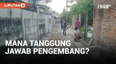 Akses Jalan Warga Perumahan Green Village Bekasi Ditutup Permanen oleh Pemilik Lahan, Pengembang Tak Tanggung Jawab?