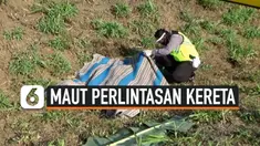 thumbnail pasutri tertabrak kereta