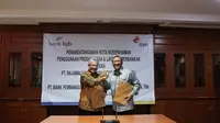 PT. Bank Pembangunan Daerah Jawa Barat & Banten, Tbk (bank bjb) melaksanakan Penandatangan kerjasama dengan PT. Rajawali Nusantara Indonesia pada Kamis (01/08/2019).