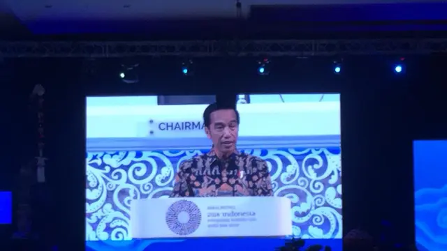 Presiden Jokowi Pidato di Pertemuan IMF-Bank Dunia 2018 di Bali