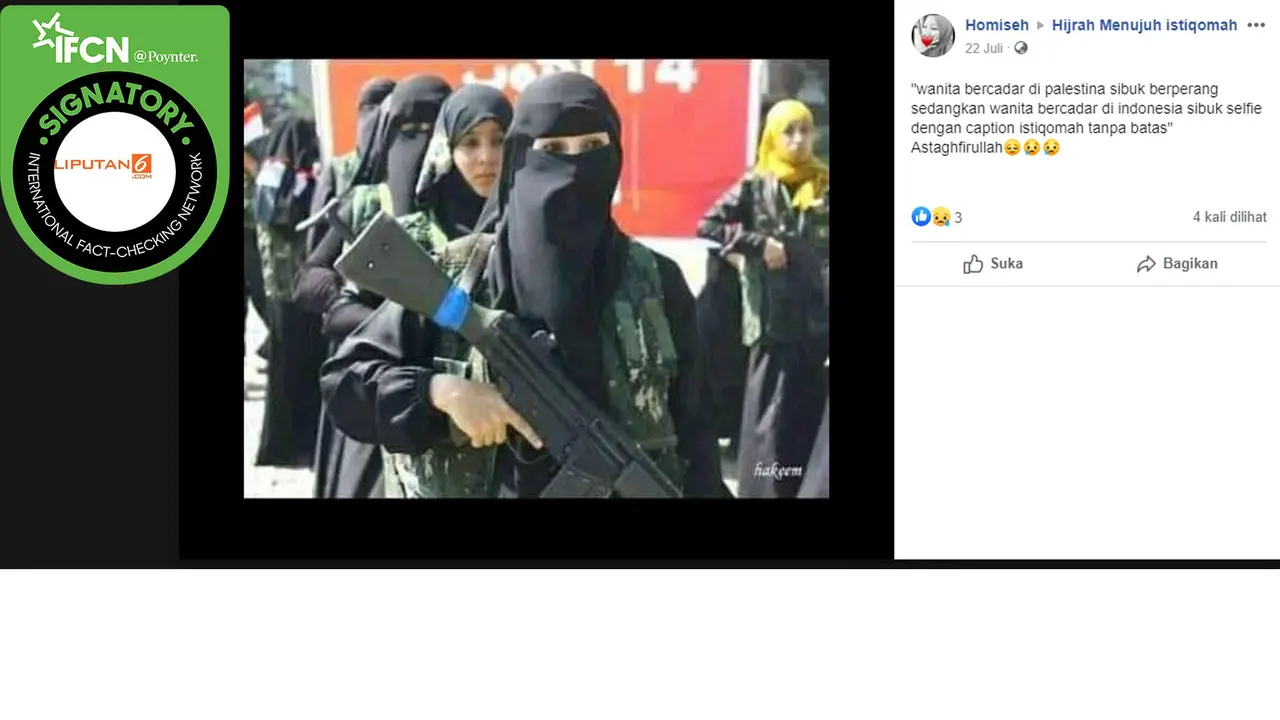 Wanita bercadar