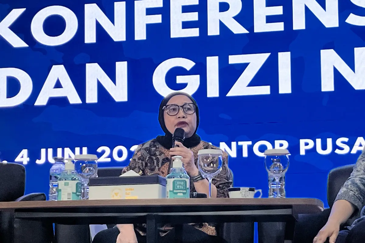 Kepala Badan Gizi Nasional (BGN) Nanik S. Deyang di Gedung BGN, Jakarta Pusat, Kamis (4/6/2026). (Liputan6.com/Winda Nelfira)