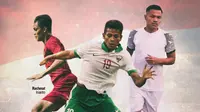 Timnas Indonesia - Asep Berlian, Zulfiandi, Rachmat Irianto (Bola.com/Adreanus Titus)