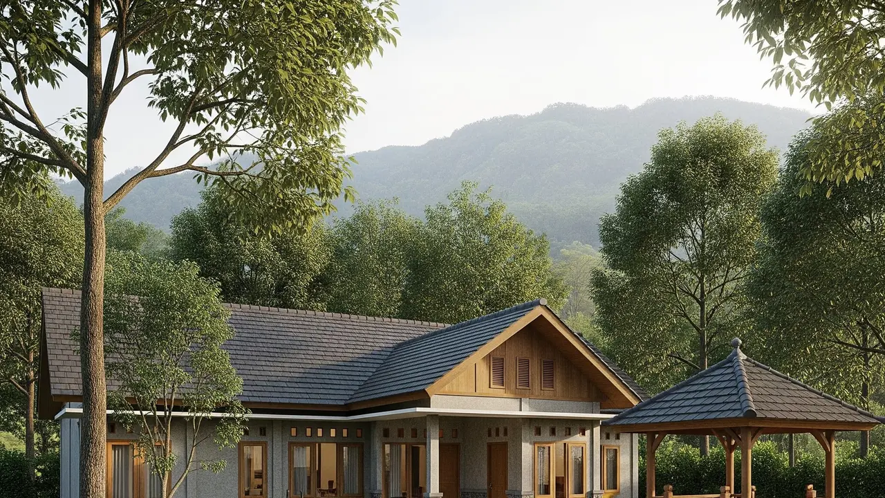 Model Rumah Sederhana Masa Tua yang Nyaman